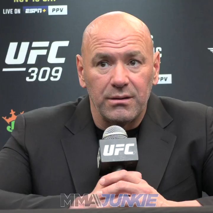Dana White offers rave reviews for Jon Jones after #UFC309 and says a fight vs. Tom Aspinall will be the biggest in heavyweight history.