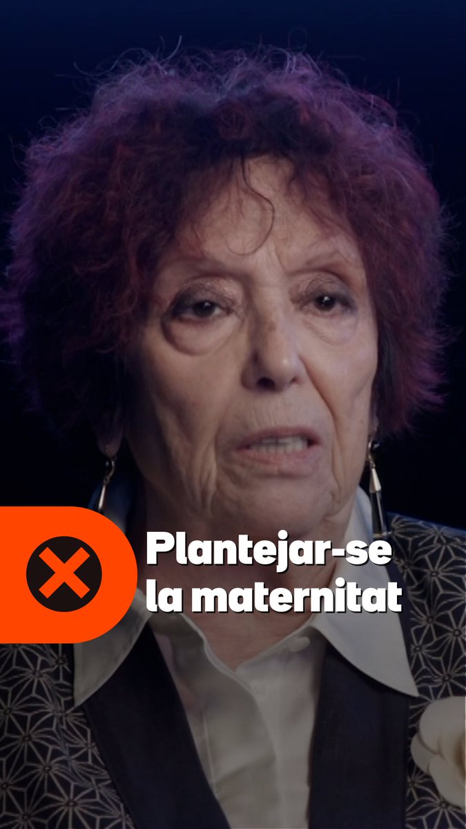 👉 Maruja Torres (Maruja Torres): “Podia ser bona mare i mala periodista o bé ser, directament, una mala mare” La periodista va prendre la decisió de no tenir fills i centrar-se al 100% en la seva carrera ❌ #Col·lapse3Cat