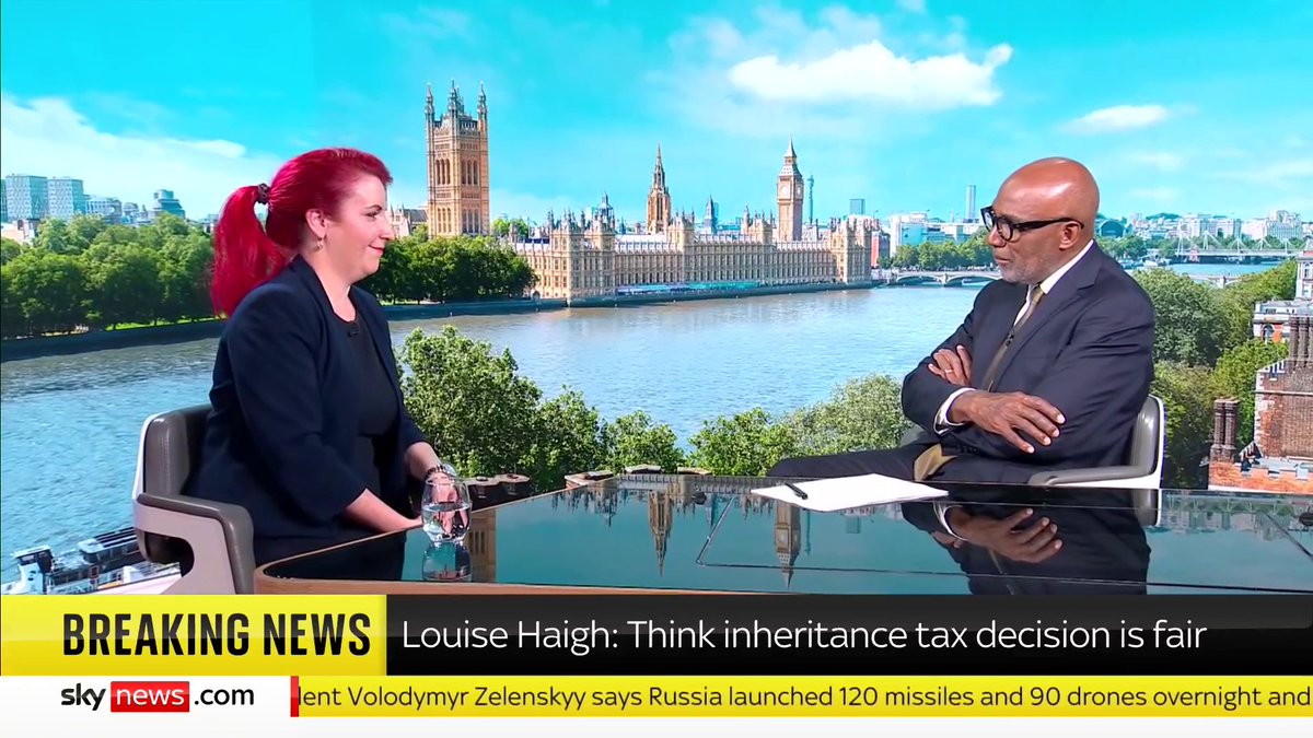 "Andy Burnham is going to be disappointed". Transport Secretary Louise Haigh says HS2 will not run to Crewe, adding that "phase one will be delivered, which is Birmingham to Euston". #TrevorPhillips 📺 Sky 501, Virgin 602, Freeview 233 and YouTube