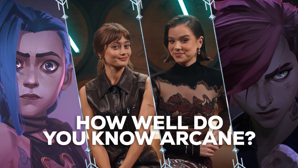 Test your knowledge with Hailee Steinfeld (Vi) and Ella Purnell (Jinx) as they take on the Arcane quiz! How well do YOU know Arcane?