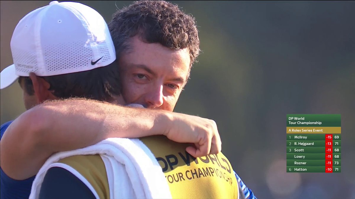 Rory McIlroy wins the DP World Tour Championship! 🏆