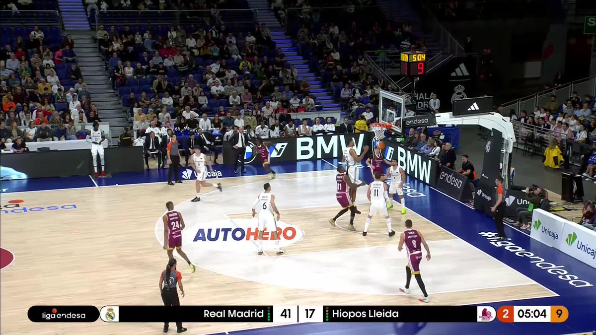 🔥 ¡Ferran Mauri se estrena en la #LigaEndesa con su primera canasta! 📺 Movistar Plus+ | HIOPOS LLEIDA #ConectaConTuPasion
