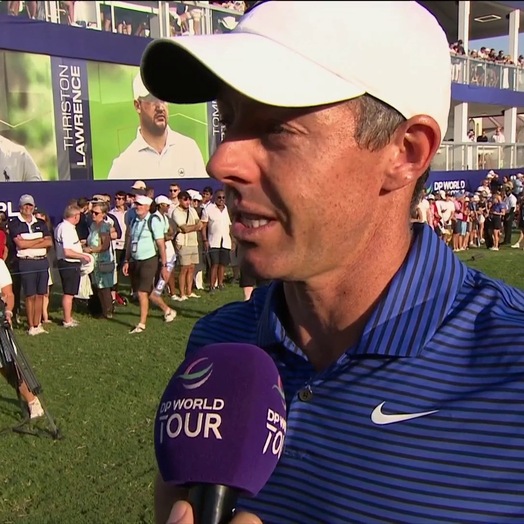 "For me to be mentioned in the same breath... I'm very proud" 🥺 Rory McIlroy has an emotional reaction to matching Seve Ballesteros' six Race to Dubai titles 🏆