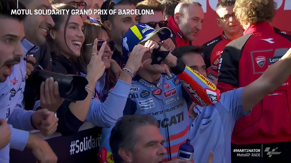 Leaving Gresini Racing on a high note 🫶 A brilliant second place and a brilliant season by Marc Márquez 🙌 #SolidarityGP 🏁