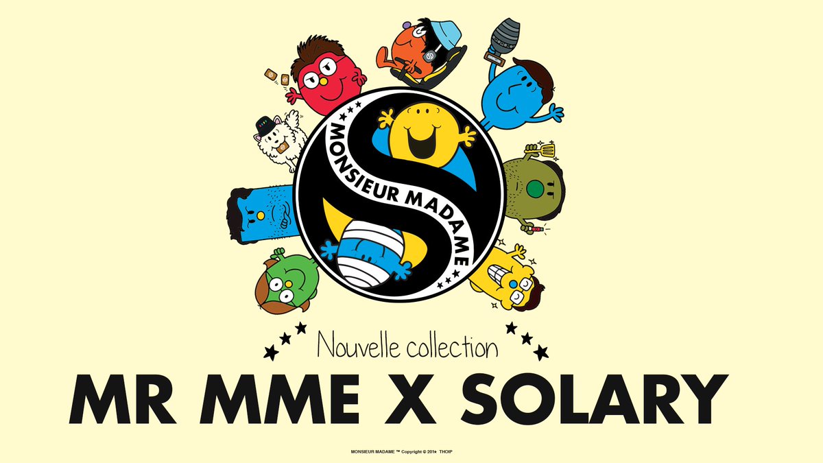 La collection Solary x Monsieur Madame est maintenant disponible ❤️ 7 personnages Solary exclusifs dessinés spécialement pour l'occasion 😁 (une première en France)