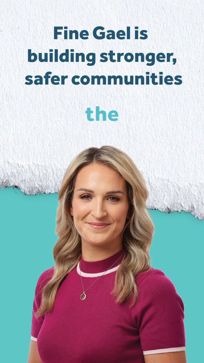 Fine Gael will increase the number of Gardaí on our streets to tackle anti-social behaviour and ensure people feel safe in their community. On Friday, 29th of November, vote No.1 Fine Gael