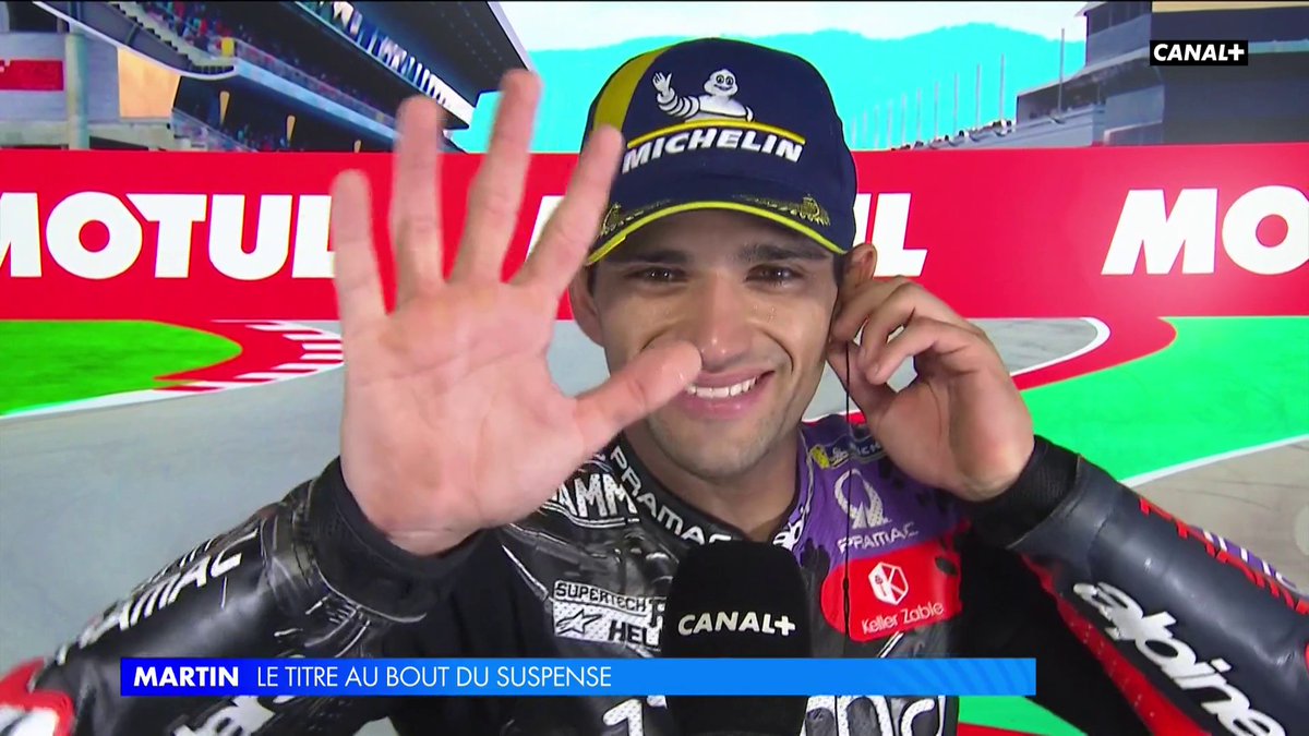 Jorge Martin, ému, revient en détails sur sa course... et sur la suite de sa journée 👀🥳 #SolidarityGP | #MotoGP