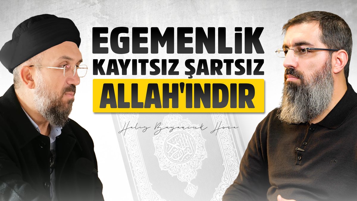 Egemenlik Kayıtsız Şartsız Allah'ındır İhsan Şenocak Hoca'nın Şüphelerine Cevaplar - 2 Videomuz Yayında: 🔗