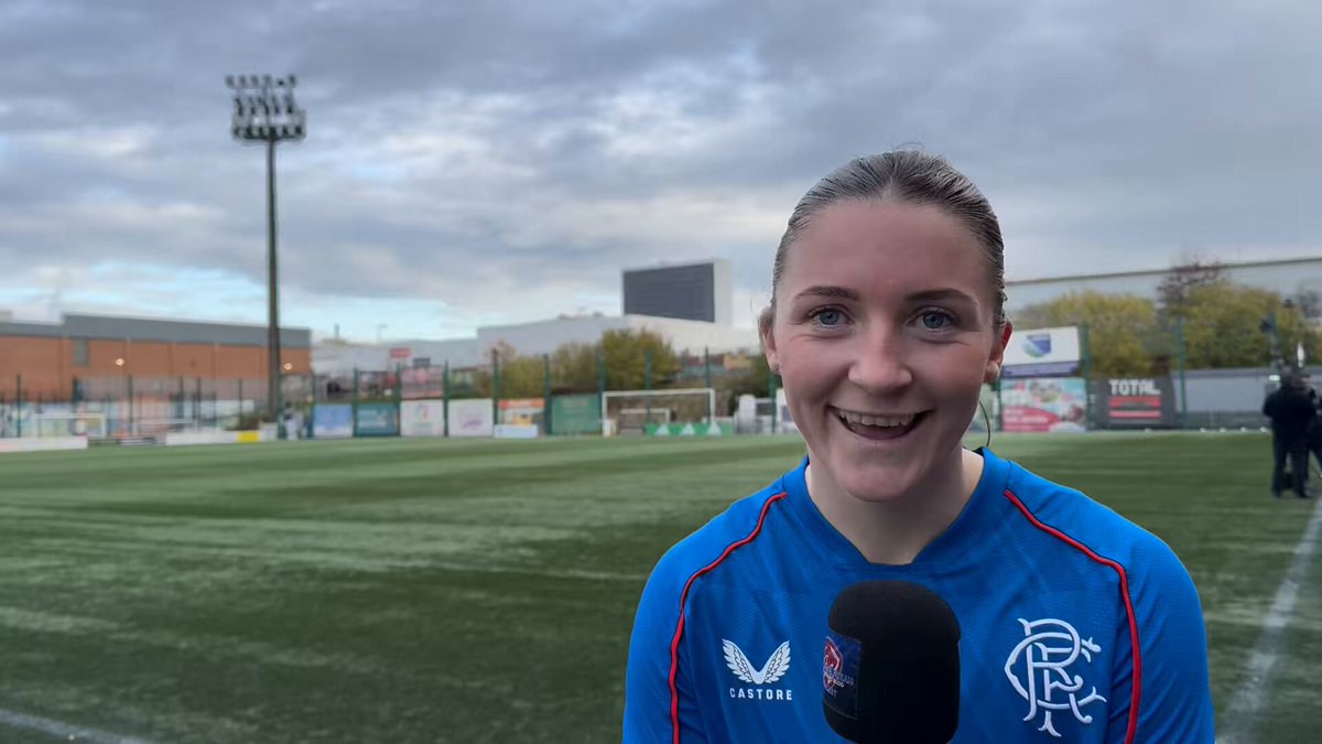 Brilliant moment for Chelsea Cornet today who returned after 12 weeks out injured A special message to the fans after all their support ‘It’s so special, this club means a lot to me’ Rangers Women Supporters Club