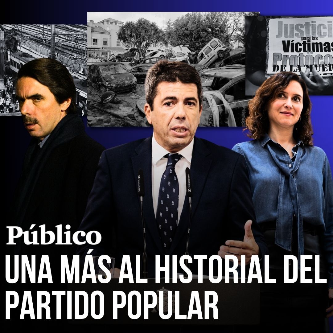 🎥 REPORTAJE | 'Prestige', Yak-42, 11M y DANA en València: el PP reacciona a las tragedias con mentiras y evasión de responsabilidades Por Chema Molina Puedes ver más reportajes en nuestro canal de YouTube 👇