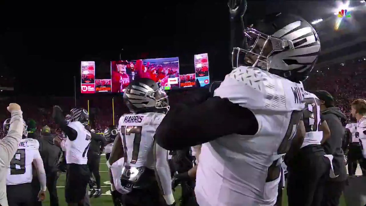 Down 7 on the road and Oregon LEANS in to Jump Around.