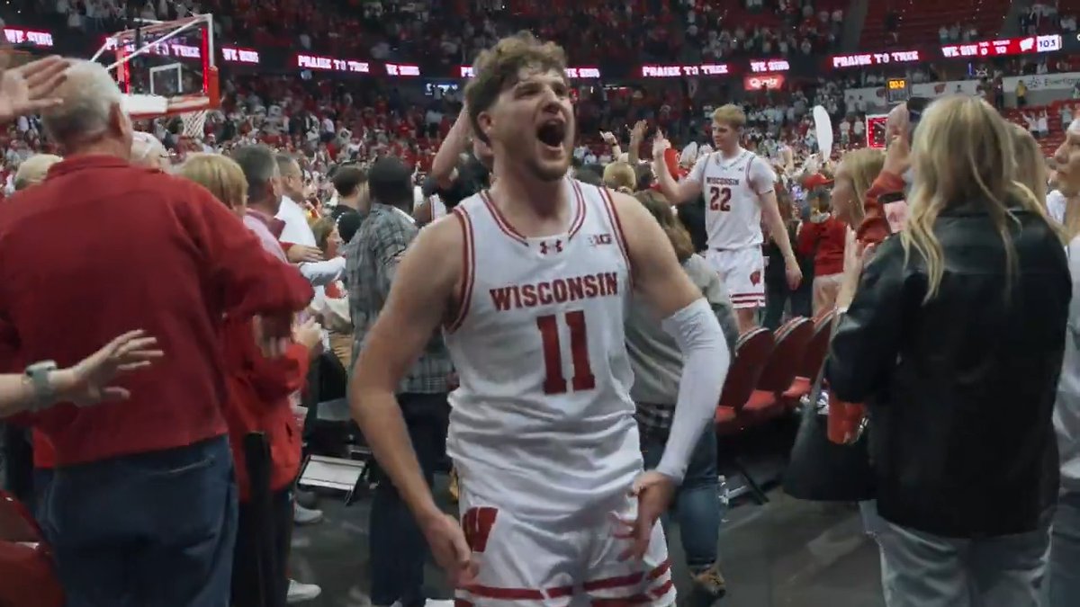 "What a special night to be a Badger" Another instant classic at the Kohl Center Nov. 15, 2024 | Wisconsin 103, Arizona 88