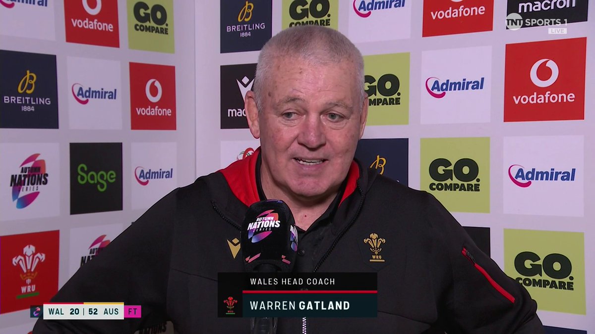 🗣️ "It is the most challenging phase in my coaching career, whatever decision is made, it'll be the best one for everyone involved" 🏴󠁧󠁢󠁷󠁬󠁳󠁿 Warren Gatland speaks on Welsh Rugby Union 🏴󠁧󠁢󠁷󠁬󠁳󠁿's historic losing streak and his future in the role #AutumnNationsSeries | #WALvAUS