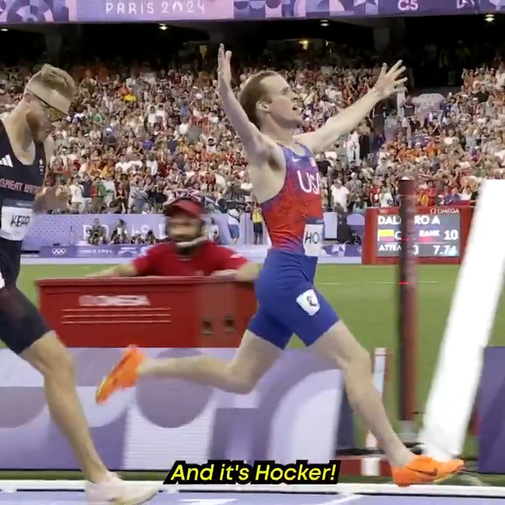 The SHOCKER from Cole Hocker. 😱 Olympic gold medalist (cole hocker) gives an inside look at one of the most exciting moments of the #ParisOlympics, the men's 1500m final.