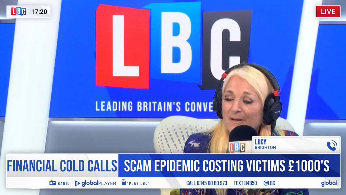 'She started to sense that something was very wrong.' Caller Lucy tells Vanessa Feltz how her sister was scammed out of £35,000 through an online scheme.