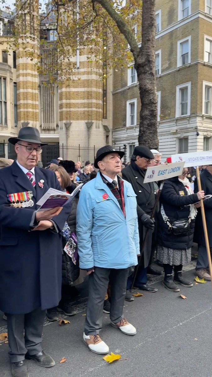 This afternoon our community said a prayer for peace in the Holy Land and for peace on earth. We were surrounded by British military veterans, their families and their descendants at the annual AJEX parade. We gathered in honour of those who gave their today for our tomorrow. We will remember them.
