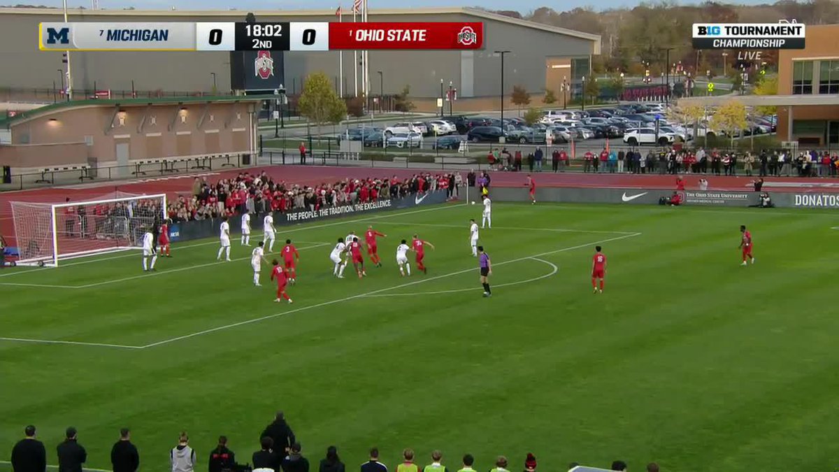 73' | Parker Grinstead gives the Buckeyes the 1-0 lead! #GoBucks