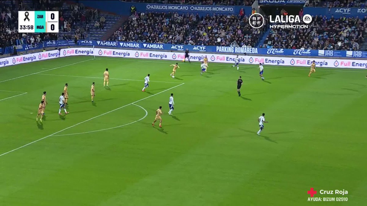 Así fue la actuación del VAR en el #RealZaragozaMálaga.