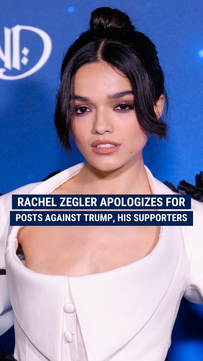 BACKTRACKING: The Disney "Snow White" actress Rachel Zegler is apologizing for saying she hopes Trump supporters "never know peace." Read her full apology at the link.