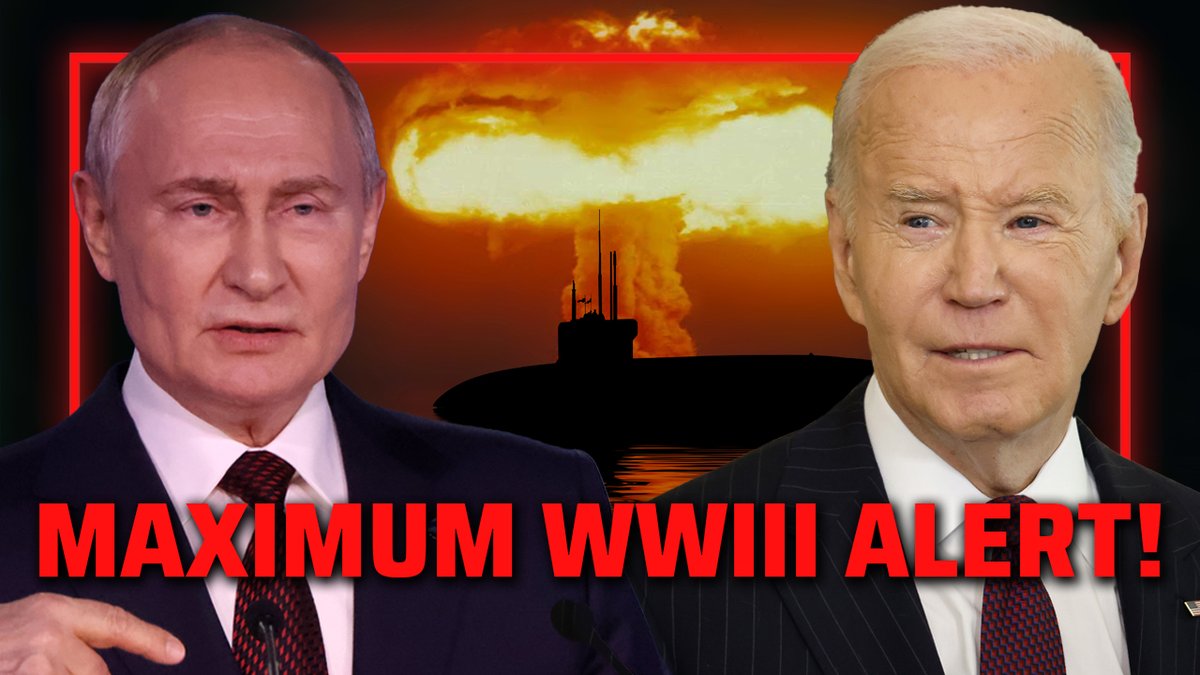 MAXIMUM WWIII ALERT! Putin Says Russia Now Officially "At War" With NATO After Biden Announces Plan To Deliver Nuclear Capable Missiles To Ukraine WATCH THE LIVE SHOW HERE: