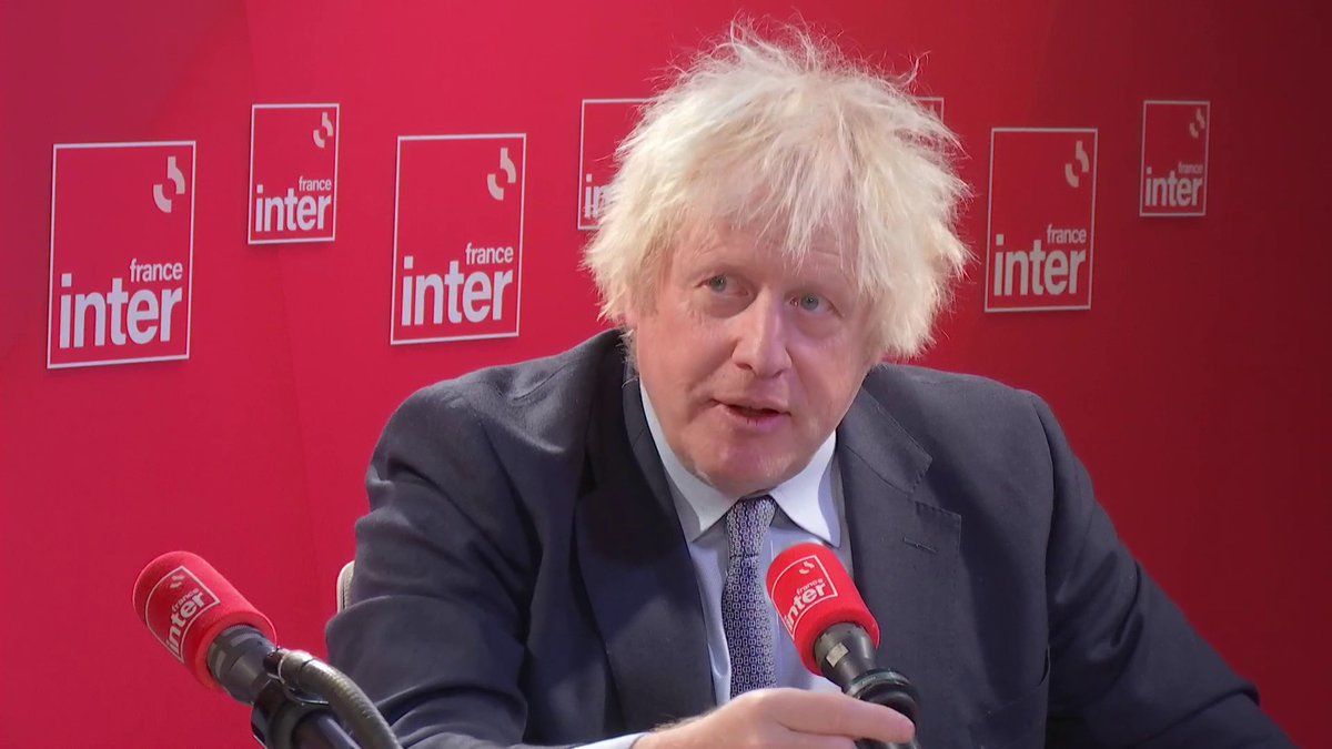.Boris Johnson sur l'impopularité a posteriori du Brexit : "Avant le Brexit, les sondages étaient les mêmes : je vous jure que les Britanniques ne vont jamais revenir dans l'Union européenne" #le710inter