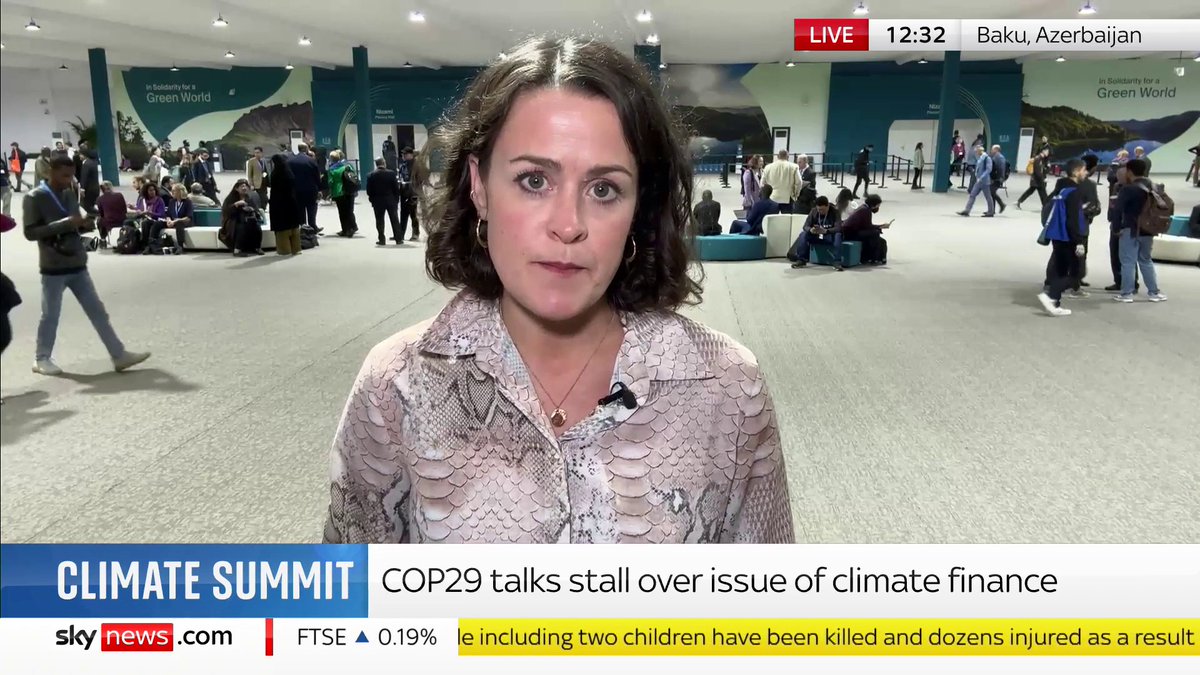 COP29 enters its second week in Baku, Azerbaijan. Sky's Victoria Seabrook reports from the climate summit with the latest. Read more: 📺 Sky 501, Virgin 602, Freeview 233 and YouTube