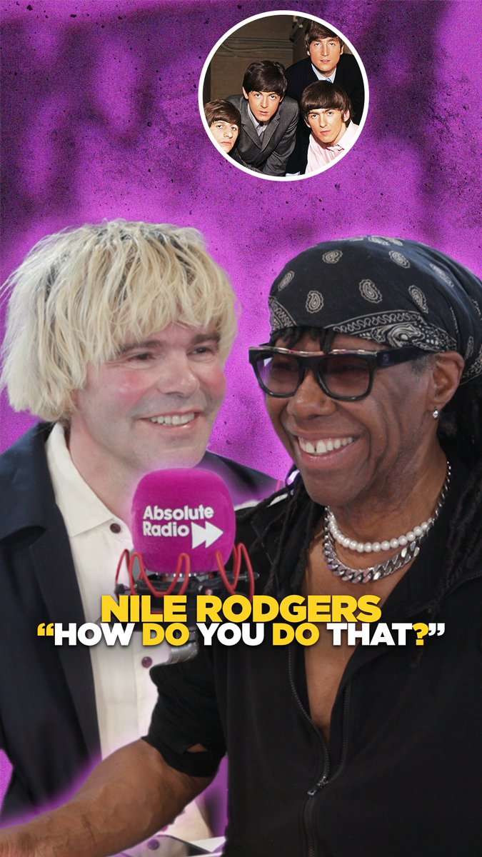 Nile Rodgers joined Tim Burgess last night and had lots to say about The Beatles🎸 You can listen back to Tim's Listening party on Rayo! 💜