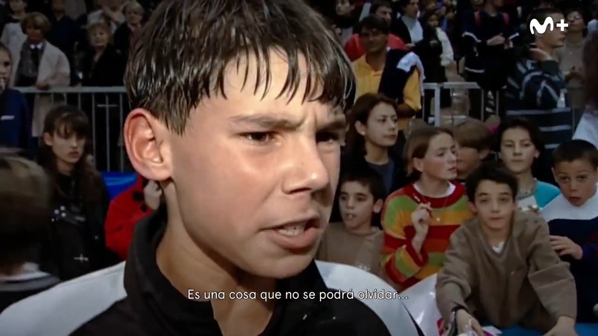 ¿Quién le cuenta a este niño que el mayor trofeo será su legado? La despedida de Rafa, en exclusiva en Movistar Plus+. #ElLegadoDeRafa Rafa Nadal