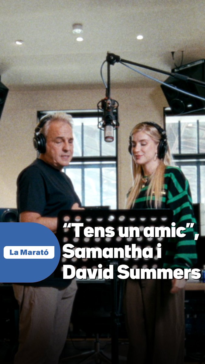 📷 “Tens un amic”, de Carole King, arriba en català amb les veus de Samantha i David Summers (Hombres G)! Ara en una versió emocionant que ens recorda que sempre tenim un amic a qui recórrer. Compra el disc solidari de La Marató, l’1 de desembre amb els diaris més venuts i a iTunes. 🫁A Ple Pulmó #LaMarató3Cat