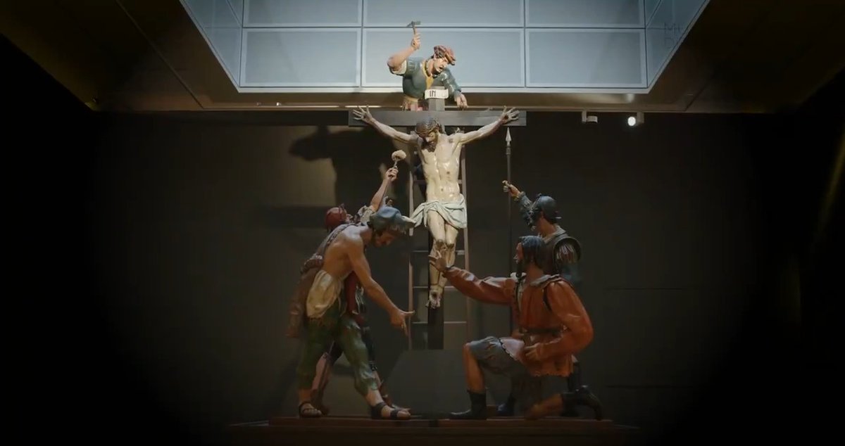 Un paso de Semana Santa entra en el Museo del Prado para la exposición “Darse la mano. Escultura y color en el siglo de Oro” Colabora Fundación AXA