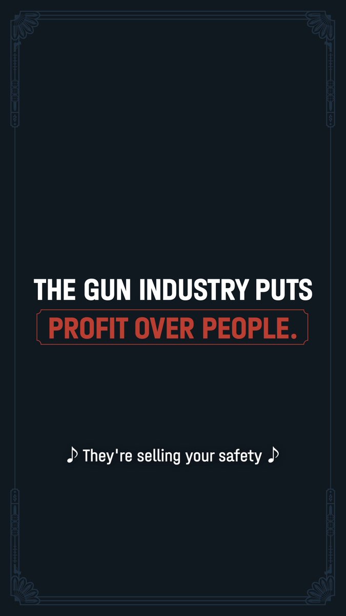 We aren’t waiting on lawmakers to take action on gun violence. We’re taking on the gun industry itself. Greedy gun makers, dishonest marketers, and rogue gun sellers profit off of our country’s gun violence crisis. The gun industry makes $9 billion a year while 45,000 people are shot and killed in America. The gun industry wants to keep us in the dark so they can continue skirting accountability for their #KillerBusiness. Are you good with that?