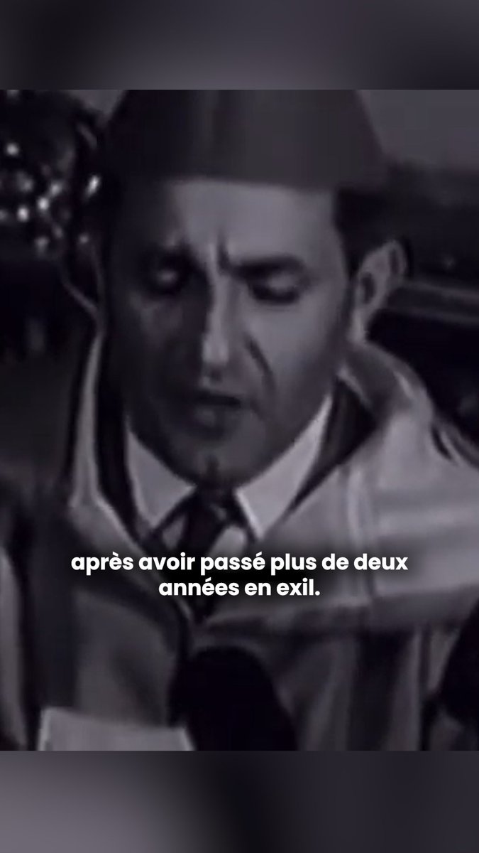 🇲🇦 Le 16 novembre 1955, le roi Mohammed V rentrait au Maroc après plus de deux ans d'exil en Corse et à Madagascar. Le 18 novembre, il annonçait la fin du protectorat, retrouvant ainsi son peuple. Le 2 mars 1956, l'indépendance du Maroc était officiellement proclamée.