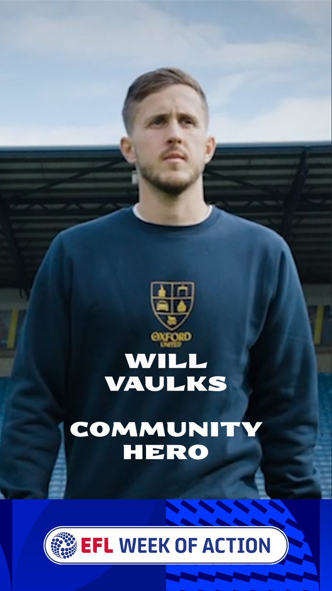 💛 We should all be more Will Vaulks. #EFLintheCommunity | #EFLWeekOfAction