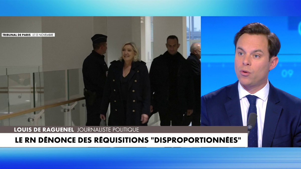 Louis de Raguenel : «Tout le monde est sidéré et choqué par ce qui arrive à Marine Le Pen, même des gens qui la détestent et qui la combattent depuis toujours. J'y vois une tentative de la part de la justice d'aseptiser la vie politique.» #Punchline