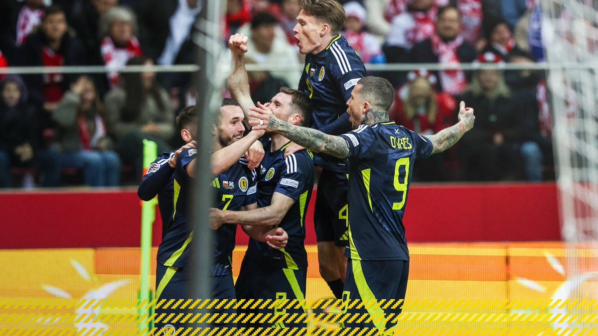 What a start in Warsaw! 🥽 John McGinn #POLSCO
