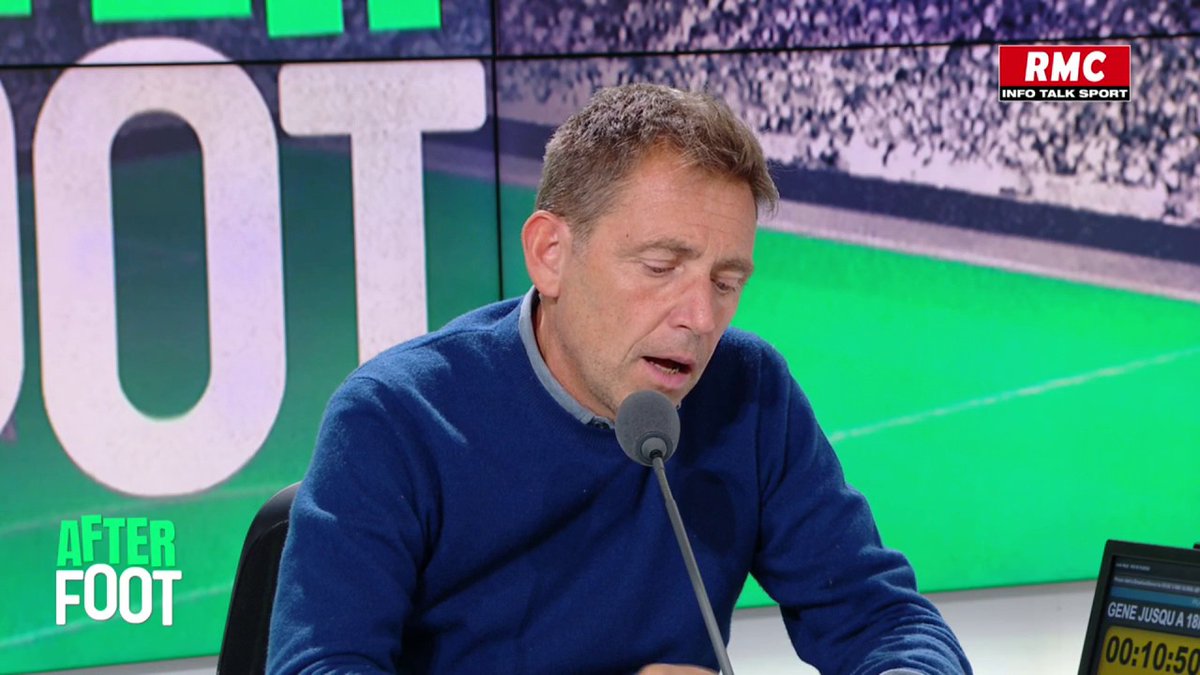 ⚡️ Daniel Riolo: "Même un coach de CFA a un discours plus élaboré" Daniel Riolo et Thibaud Leplat réagissent au discours de Deschamps à la mi-temps de France-Israël.