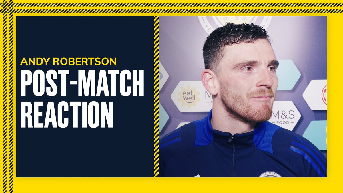 🗣️ "I love playing for this country." Hear from the match winner, @andrewrobertso5, on the night he earned his 80th cap for Scotland 🏴󠁧󠁢󠁳󠁣󠁴󠁿 #POLSCO