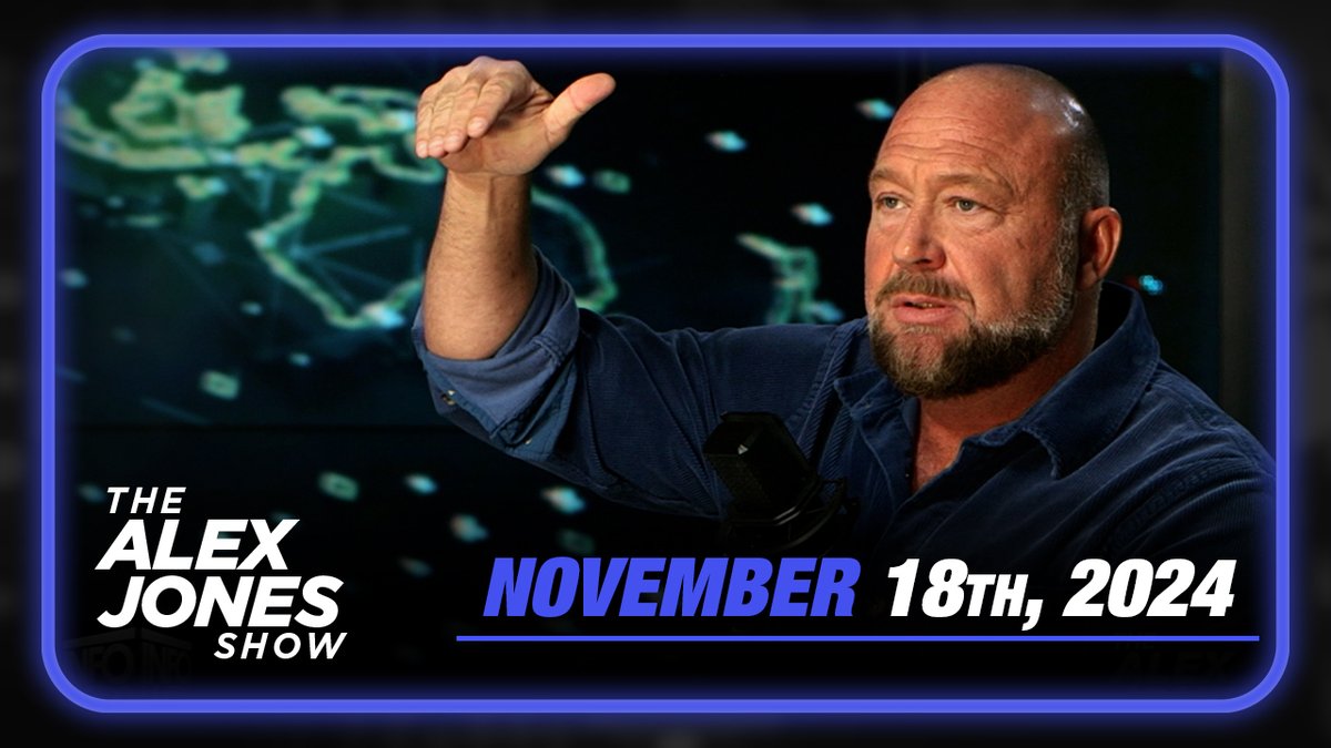Nuclear War Alert! Russian Diplomats Warn The World Has Never Been Closer To WW3 After Biden Authorizes NATO Bombing Inside Russia! Must-Watch/Share Edition Of The Alex Jones Show — FULL SHOW 11/18/24 WATCH/SHARE THE LIVE STREAM HERE: