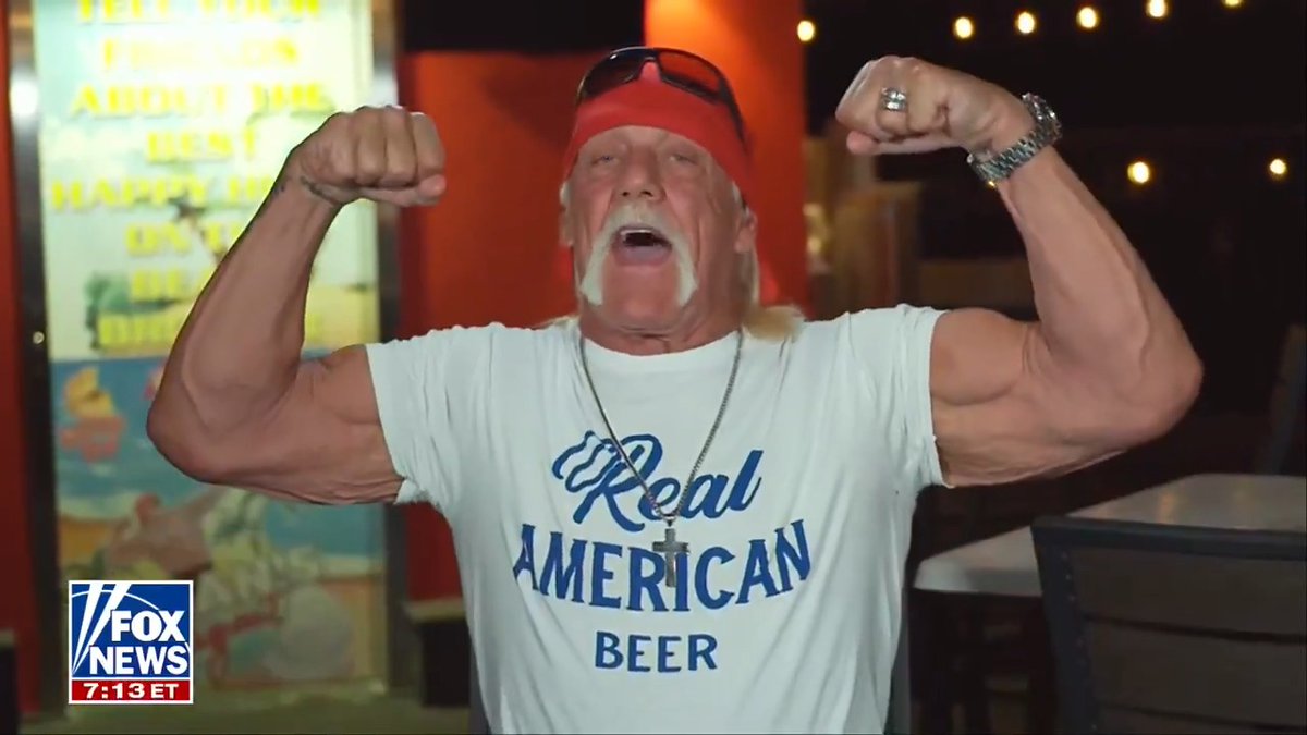 "We got America back. We’ve repented, and He’s healing the land. Proud to be part of Trump-mania!" – Hulk Hogan lays it all out. 🇺🇸💪 @foxnews @ingrahamangle