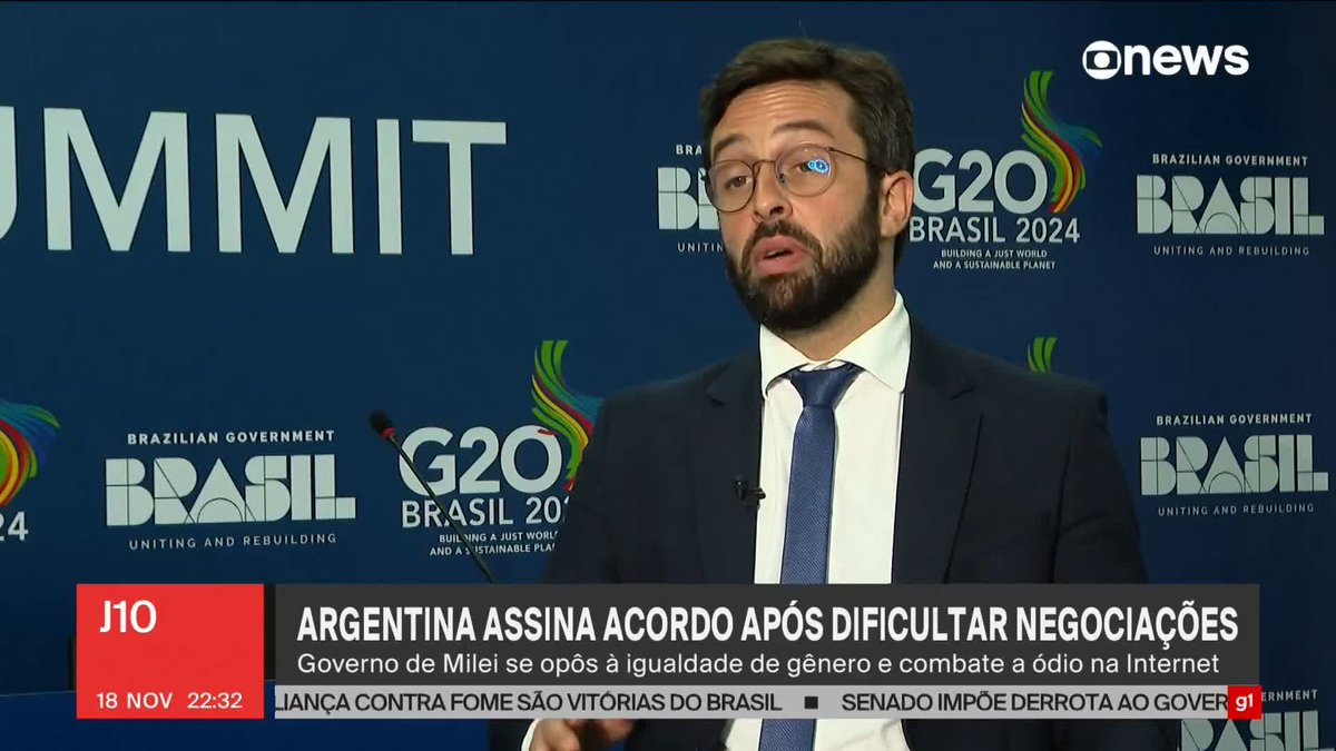 O presidente colombiano, Gustavo Petro, disse ao repórter Guilherme Balza , que o presidente argentino Javier Milei representa um "novo tipo de fascismo". Saiba mais. ➡️ Assista ao #J10 com Aline Midlej: #GloboNews