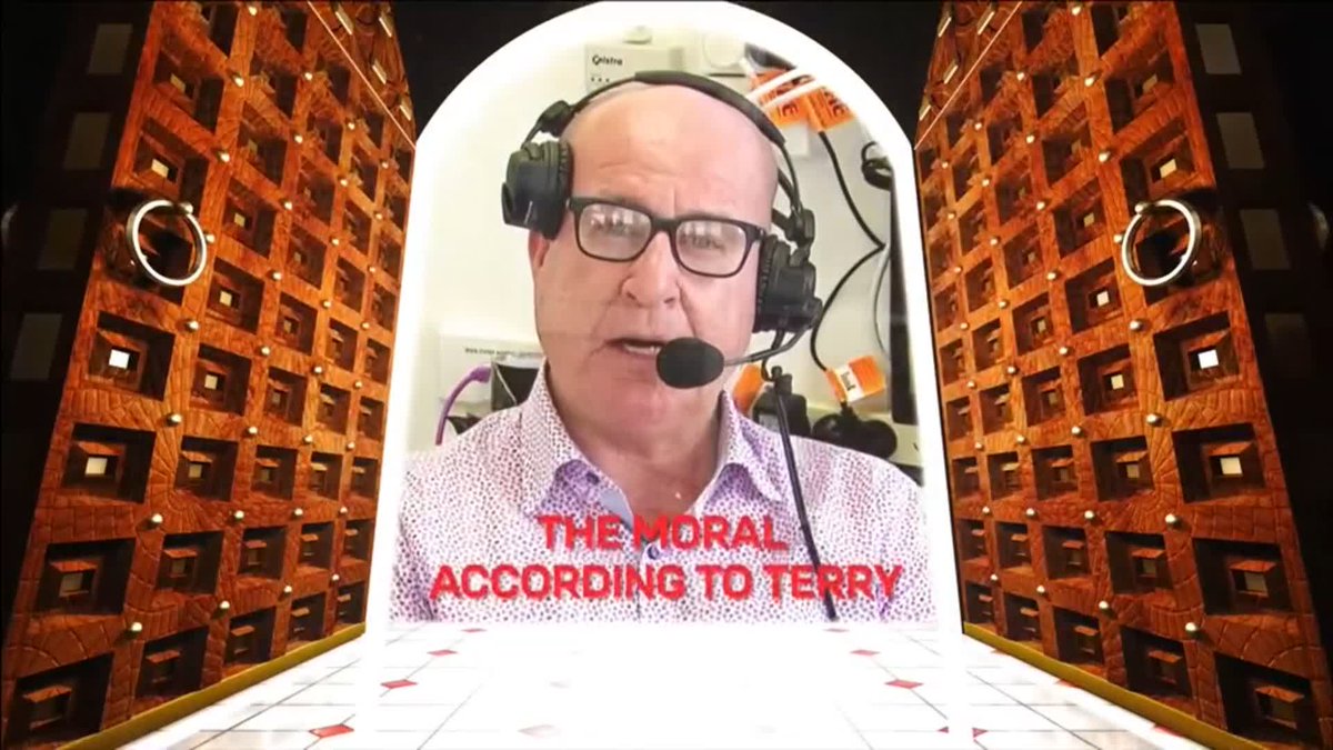 Terry Bailey certainly loves a moral! 😍