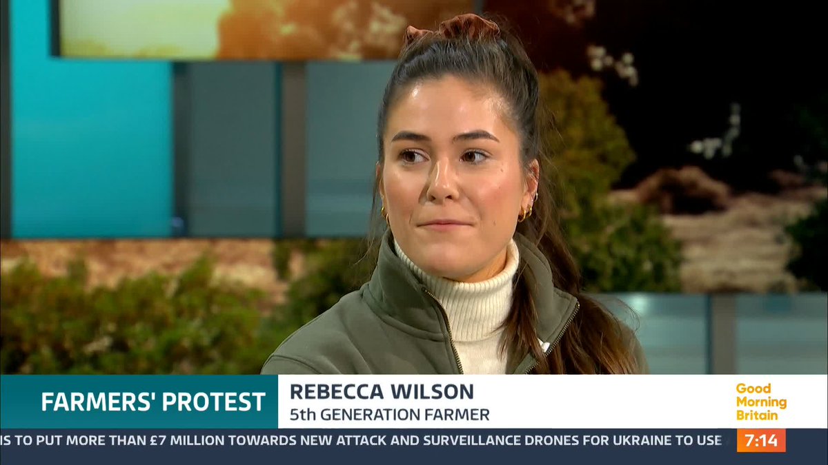 'Our profitability has been struggling for many years now' Fifth generation farmer Rebecca Wilson tells Susanna Reid and Richard that she would have to sell a portion of her family's farm as a result of the changes over inheritance tax on properties above one million pounds.