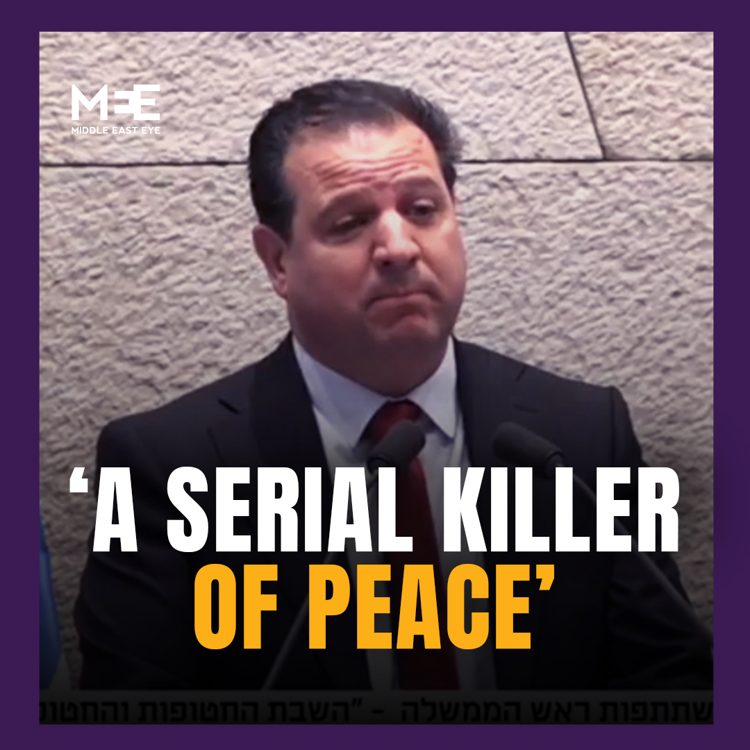 Ayman Odeh, a member of the Israeli Knesset, was removed from the podium after calling Prime Minister Benjamin Netanyahu “a serial killer of peace.”