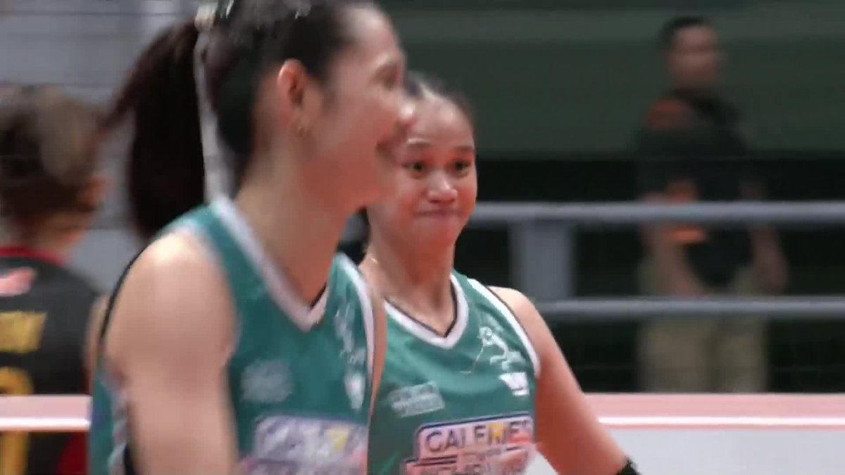 NEW TOWER UNLOCKED 🔓 Jho Maraguinot showcases her offensive abilities as the Galeries Tower Highrisers continue to compete with the PLDT High Speed Hitters in the second set of their 2024-25 PVL All-Filipino Conference match. #PVL2025 #TheHeartofVolleyball #OneSports