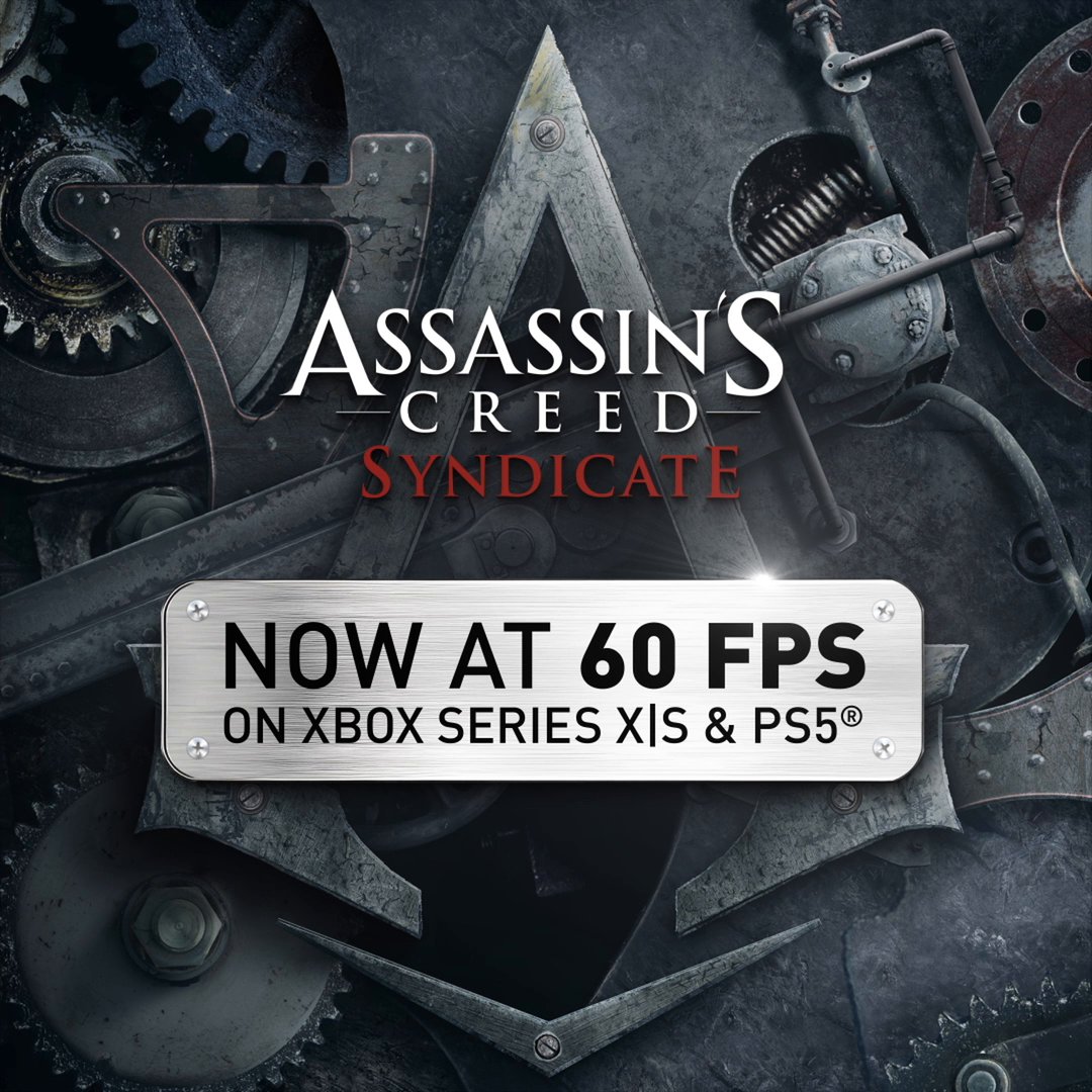 Explore Victorian London in a whole new light with #AssassinsCreedSyndicate free 60 FPS update out now on Xbox Series X|S, PS5 and PS5 pro! Full patch notes 👉