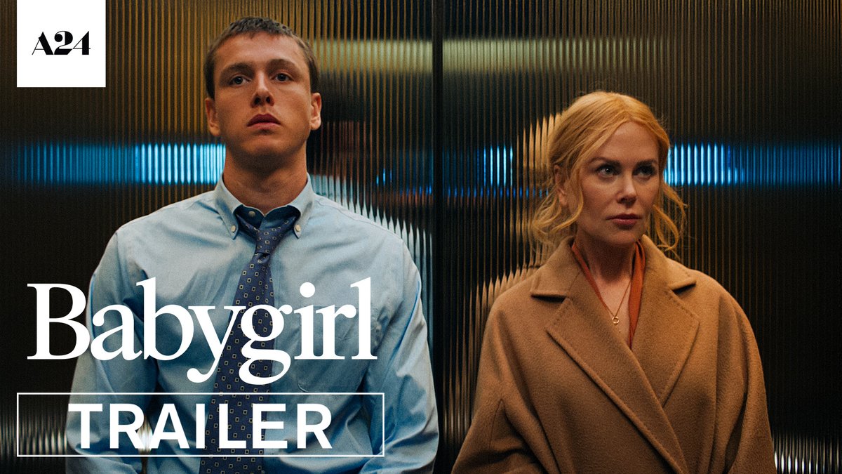 The new trailer for Halina Reijn's ‘BABYGIRL’ starring Nicole Kidman and Harris Dickinson has been released. In theaters this Christmas.