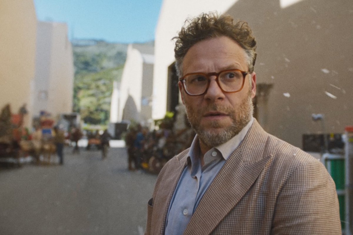 First trailer for ‘THE STUDIO’, starring Seth Rogen as a movie studio exec. Also starring Catherine O’Hara, Kathryn Hahn, Ike Barinholtz, Chase Sui Wonders, Bryan Cranston, Martin Scorsese, Charlize Theron & Ron Howard Releasing March 26 on Apple TV+
