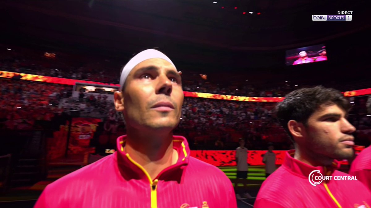 🏆 #TennisExtra 🎾 L'hymne espagnol avant le match de Rafael Nadal, ému aux larmes !