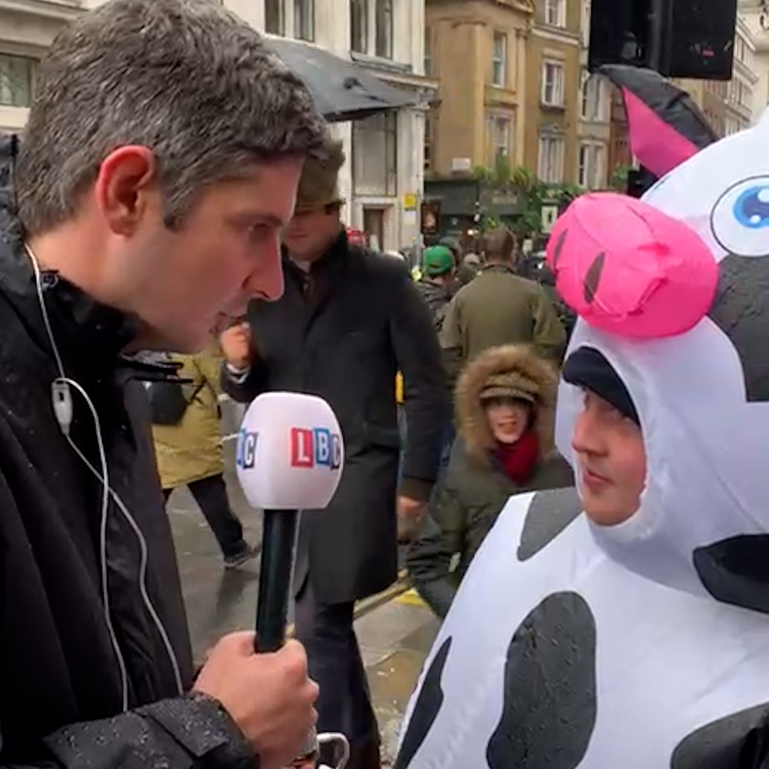 "Everyone else has to pay inheritance tax if they're over the threshold. Why not farmers?" Tom Swarbrick headed down to the farmers' protest in London.