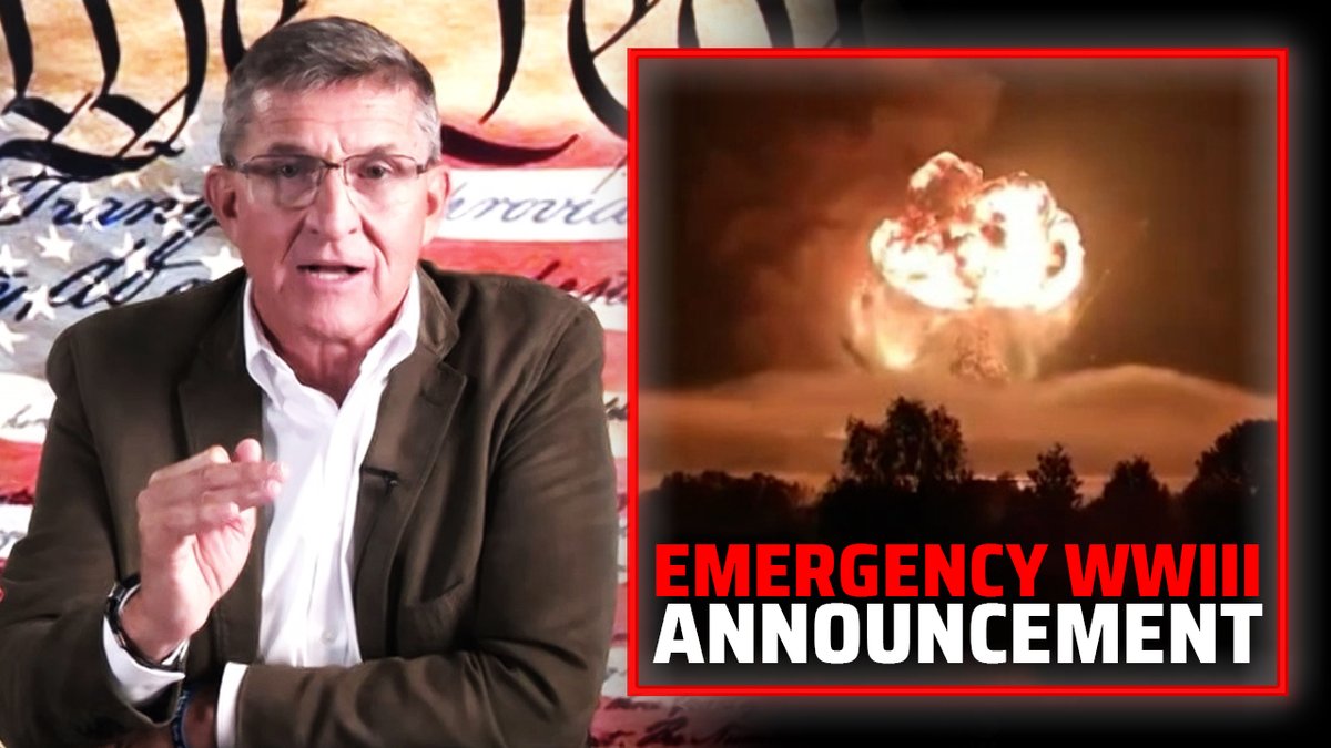 EMERGENCY WWIII ANNOUNCEMENT: General Flynn Warns Biden's Bombing Of Russia Has Lit The Fuse That Will Trigger WWIII— The Former Head Of The Defense Intelligence Agency Calls For Biden's Immediate Removal Under The 25th Amendment General Mike Flynn LIVE STREAM: